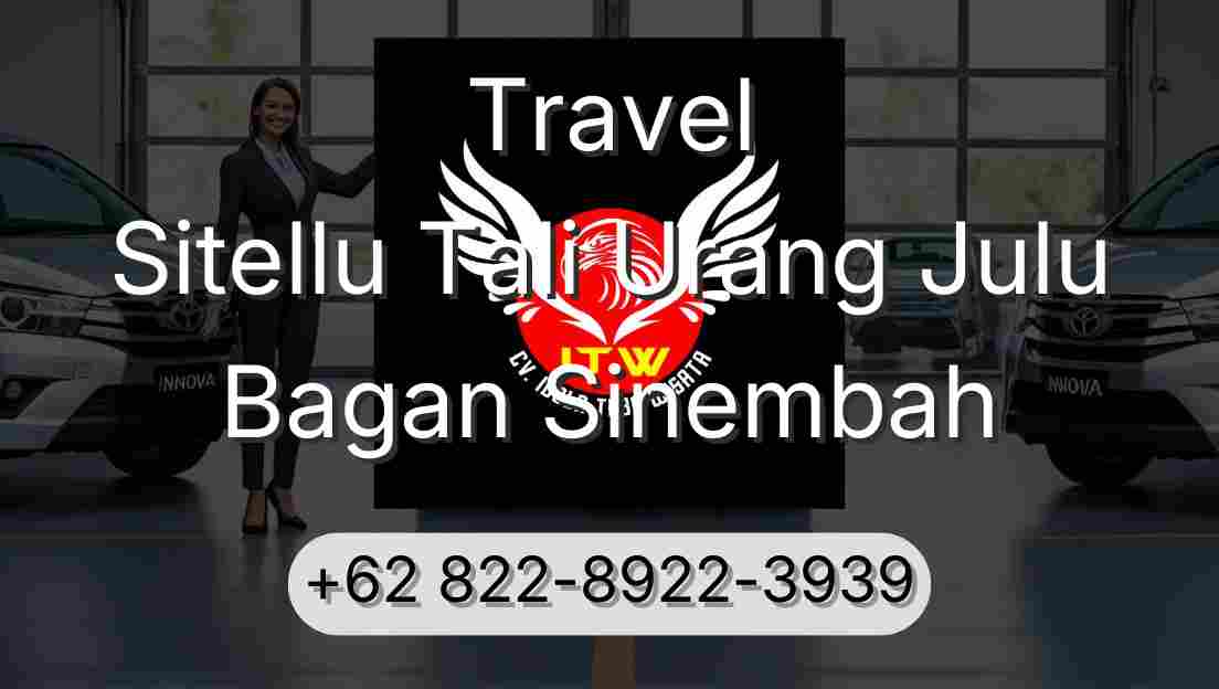 Travel Sitellu Tali Urang Julu Bagan Sinembah