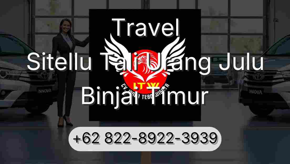Travel Sitellu Tali Urang Julu Binjai Timur