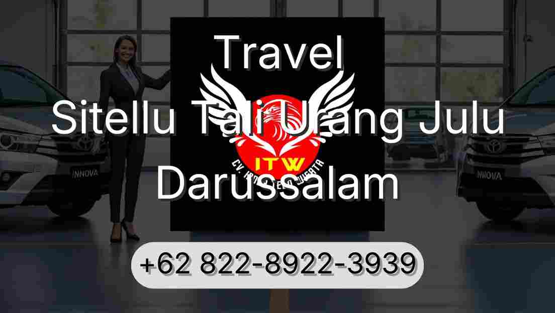 Travel Sitellu Tali Urang Julu Darussalam