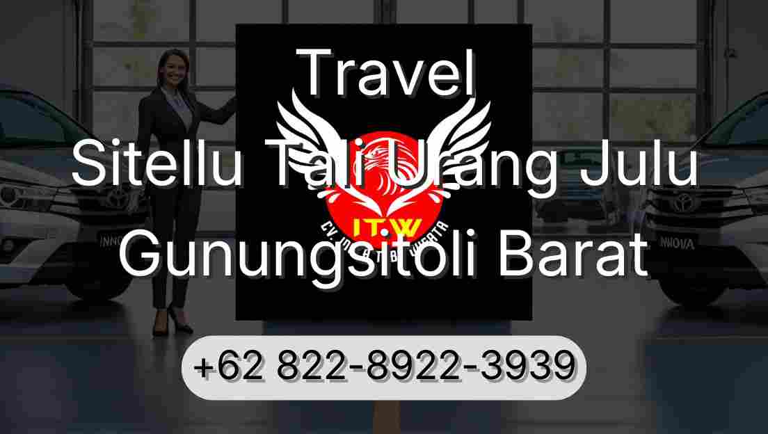 Travel Sitellu Tali Urang Julu Gunungsitoli Barat