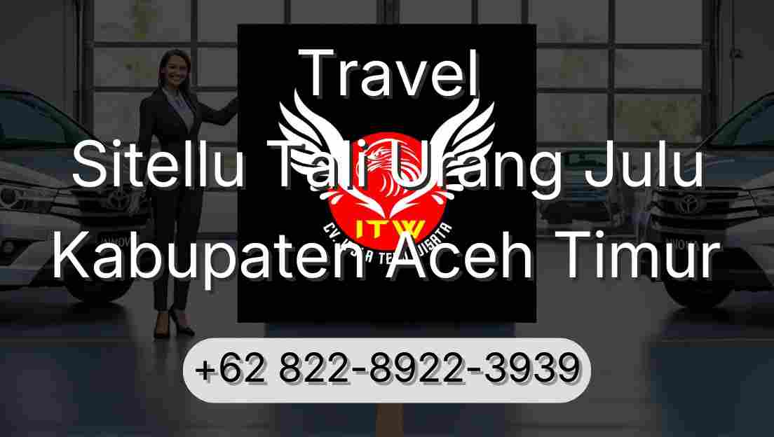Travel Sitellu Tali Urang Julu Kabupaten Aceh Timur