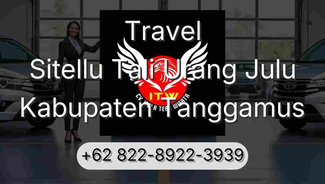 Travel Sitellu Tali Urang Julu Kabupaten Tanggamus