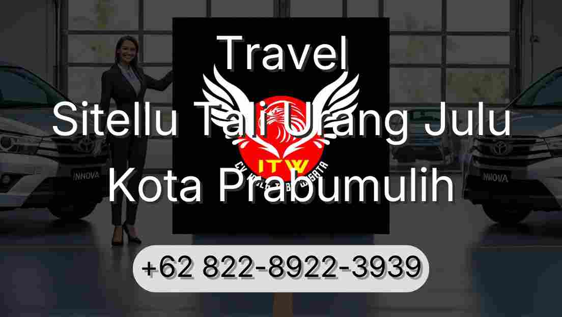 Travel Sitellu Tali Urang Julu Kota Prabumulih