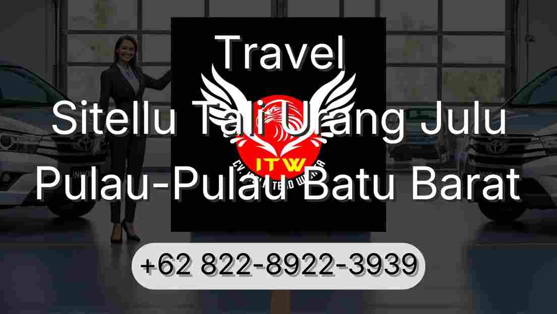 Travel Sitellu Tali Urang Julu Pulau-Pulau Batu Barat
