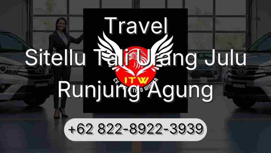 Travel Sitellu Tali Urang Julu Runjung Agung