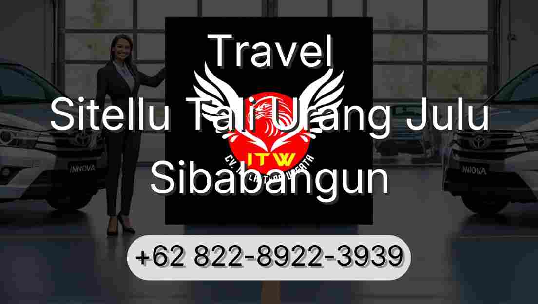 Travel Sitellu Tali Urang Julu Sibabangun