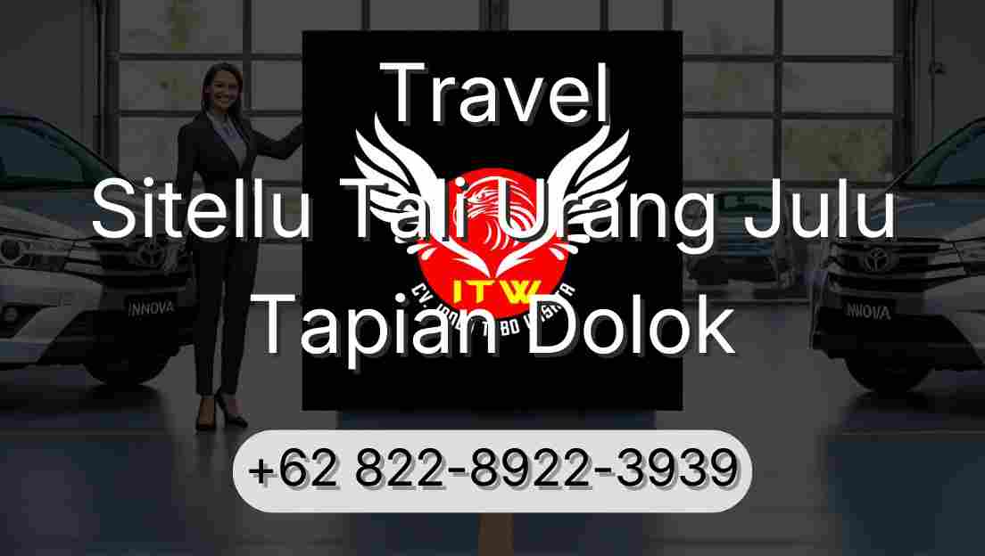 Travel Sitellu Tali Urang Julu Tapian Dolok
