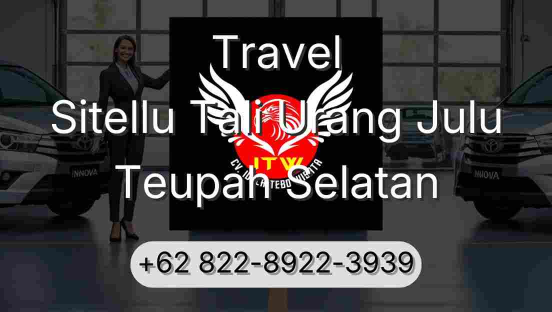 Travel Sitellu Tali Urang Julu Teupah Selatan