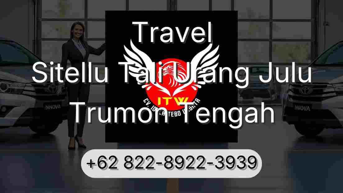 Travel Sitellu Tali Urang Julu Trumon Tengah