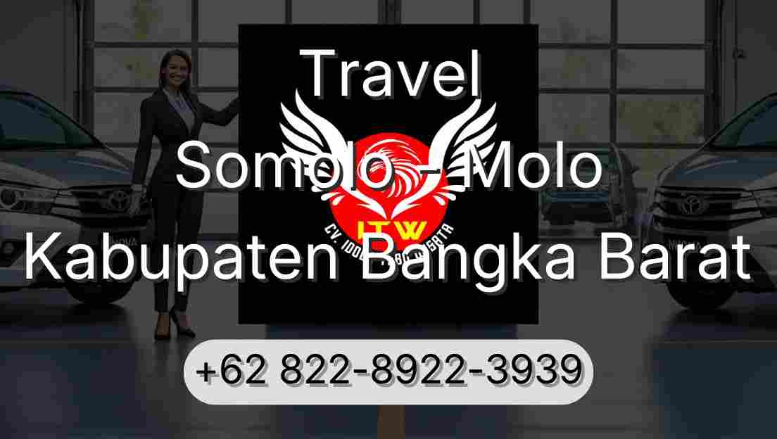 Travel Somolo - Molo Kabupaten Bangka Barat