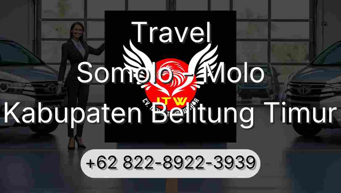 Travel Somolo - Molo Kabupaten Belitung Timur
