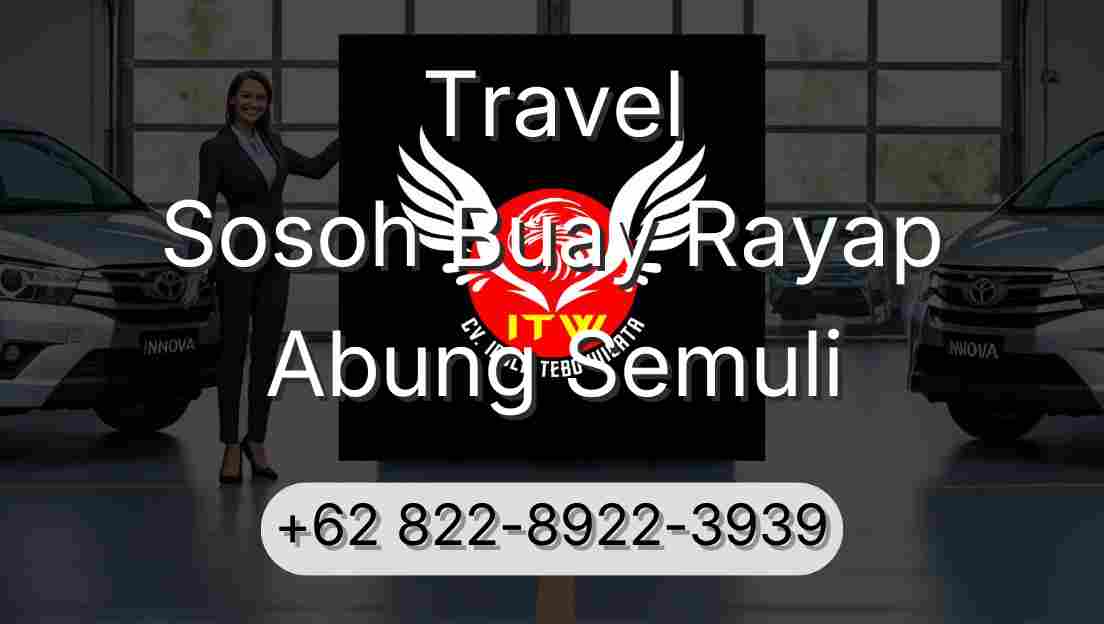 Travel Sosoh Buay Rayap Abung Semuli