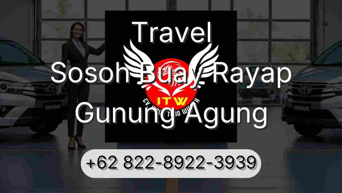 Travel Sosoh Buay Rayap Gunung Agung