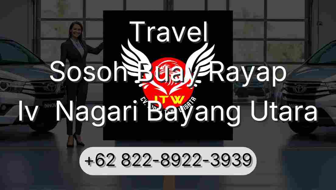 Travel Sosoh Buay Rayap Iv  Nagari Bayang Utara