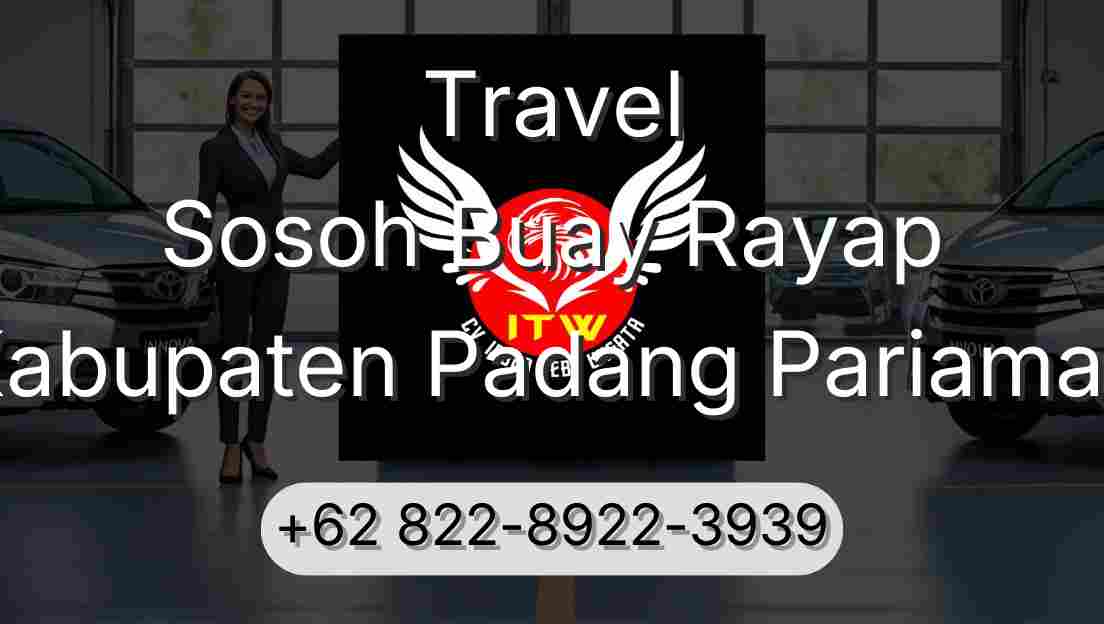 Travel Sosoh Buay Rayap Kabupaten Padang Pariaman