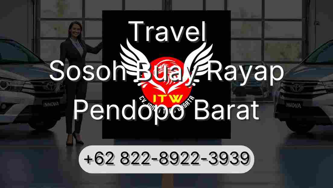 Travel Sosoh Buay Rayap Pendopo Barat