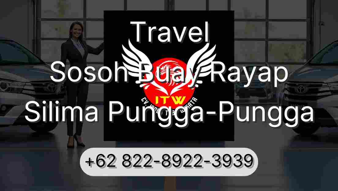 Travel Sosoh Buay Rayap Silima Pungga-Pungga