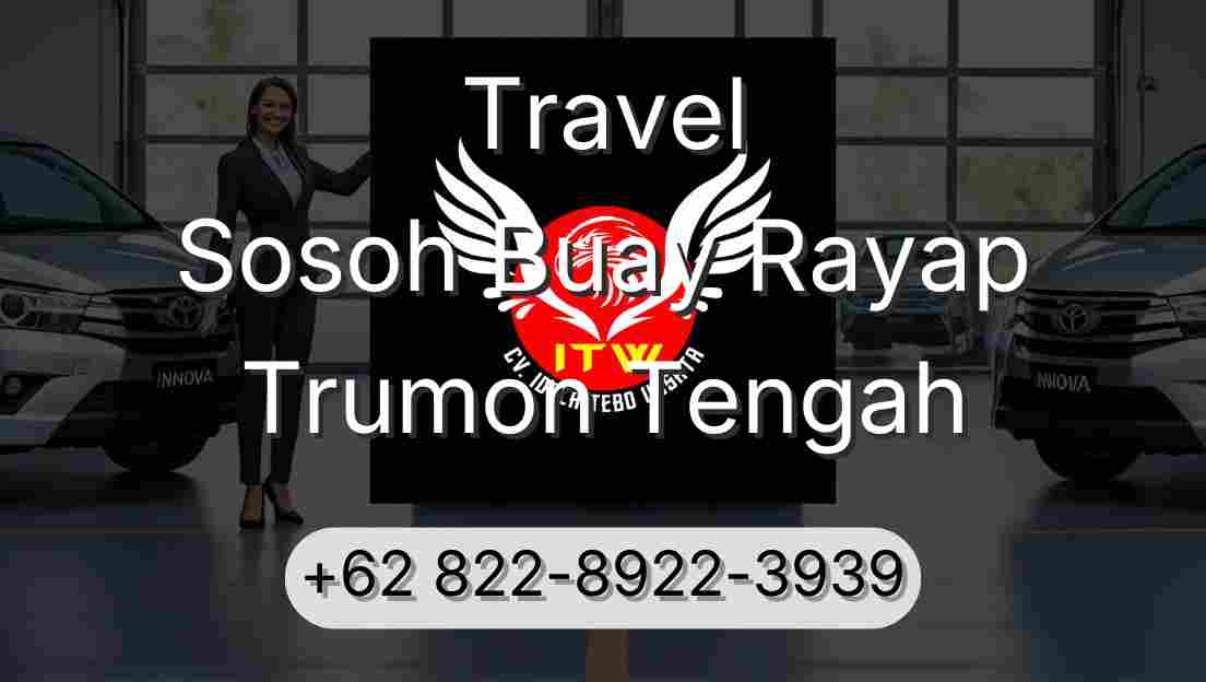 Travel Sosoh Buay Rayap Trumon Tengah