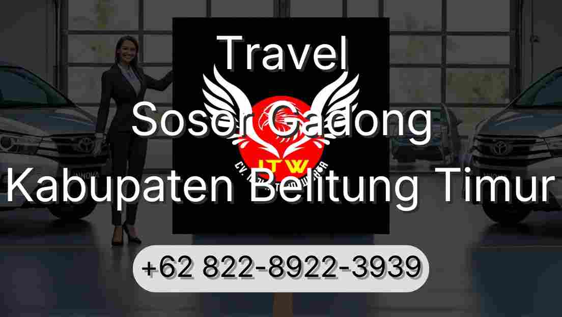 Travel Sosor Gadong Kabupaten Belitung Timur