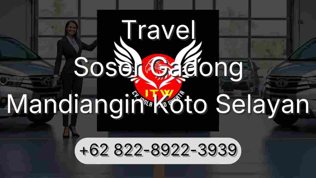 Travel Sosor Gadong Mandiangin Koto Selayan