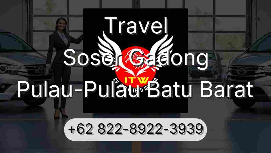 Travel Sosor Gadong Pulau-Pulau Batu Barat