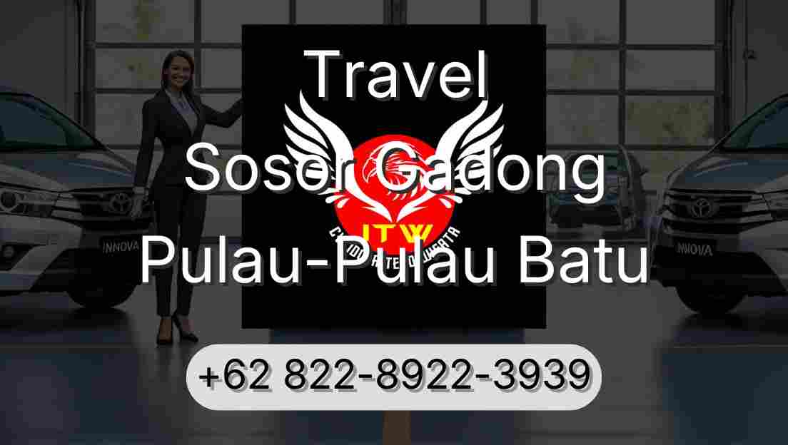 Travel Sosor Gadong Pulau-Pulau Batu