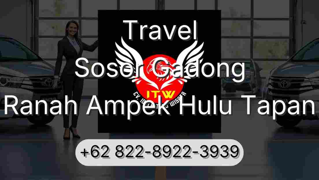 Travel Sosor Gadong Ranah Ampek Hulu Tapan