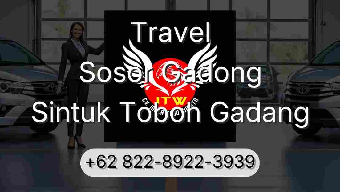 Travel Sosor Gadong Sintuk Toboh Gadang