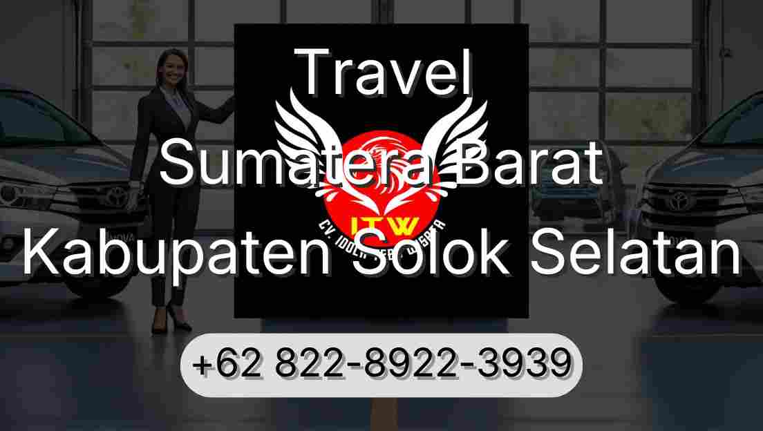 Travel Sumatera Barat Kabupaten Solok Selatan