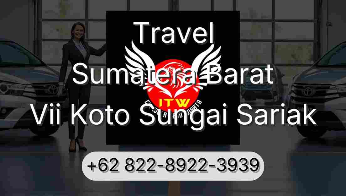 Travel Sumatera Barat Vii Koto Sungai Sariak