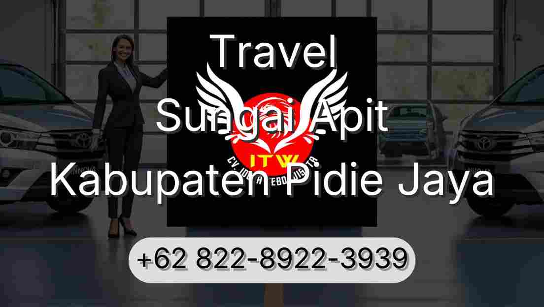 Travel Sungai Apit Kabupaten Pidie Jaya