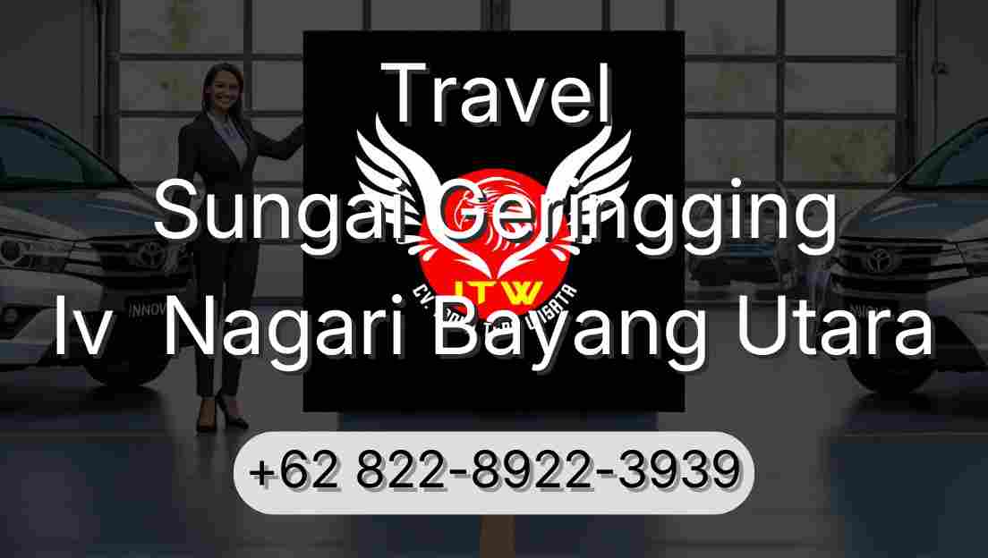 Travel Sungai Geringging Iv  Nagari Bayang Utara