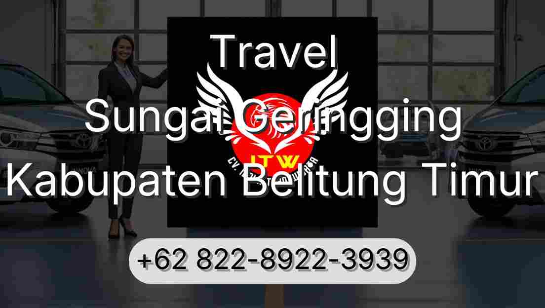 Travel Sungai Geringging Kabupaten Belitung Timur