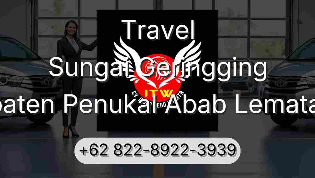 Travel Sungai Geringging Kabupaten Penukal Abab Lematang Ilir