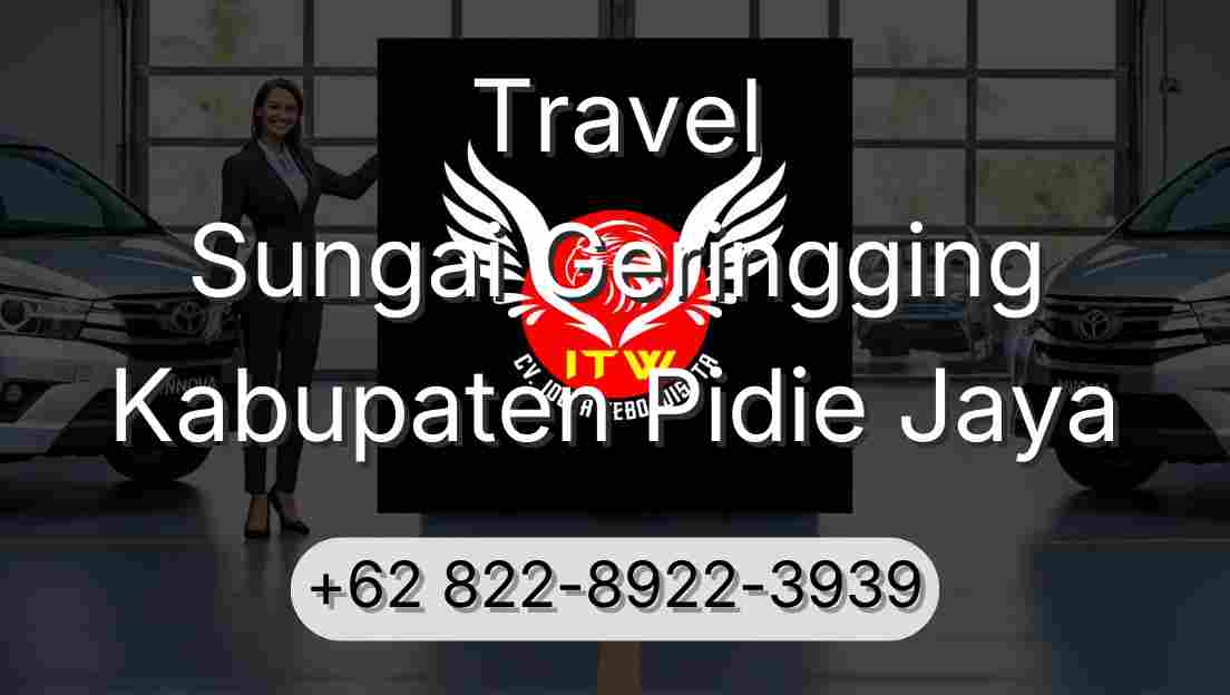 Travel Sungai Geringging Kabupaten Pidie Jaya