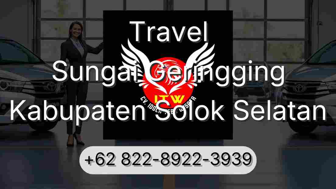 Travel Sungai Geringging Kabupaten Solok Selatan