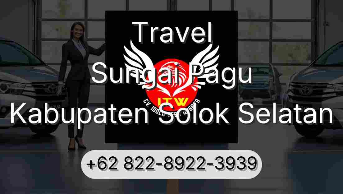 Travel Sungai Pagu Kabupaten Solok Selatan
