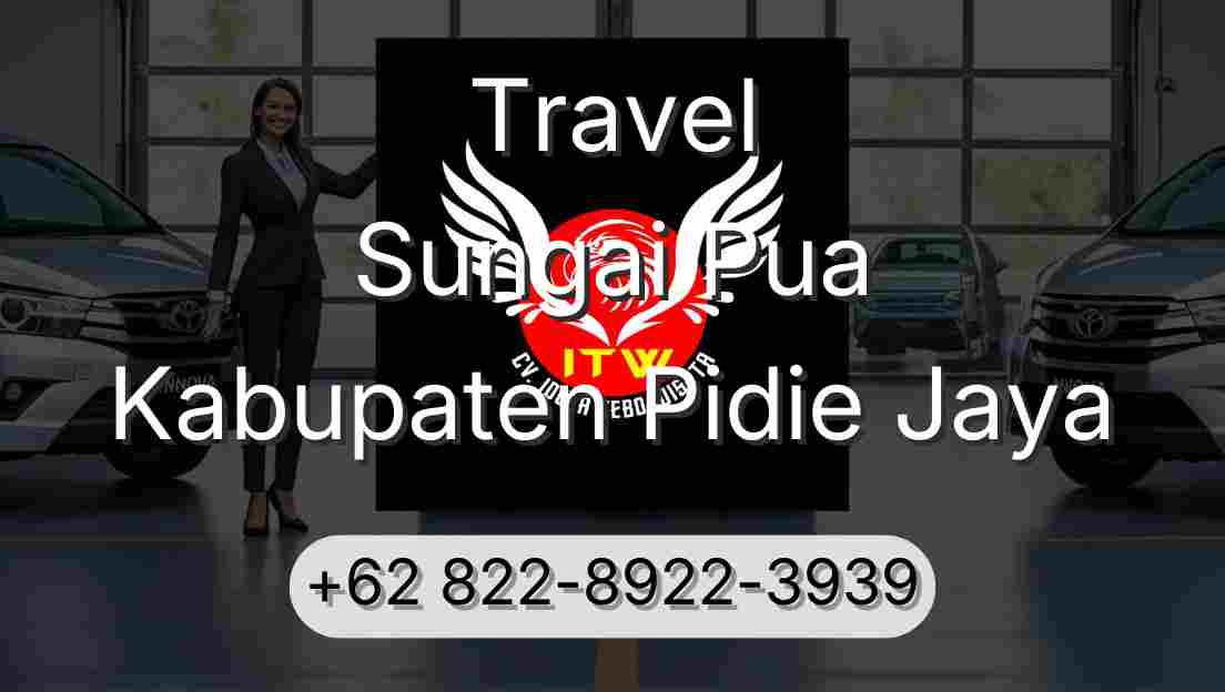 Travel Sungai Pua Kabupaten Pidie Jaya