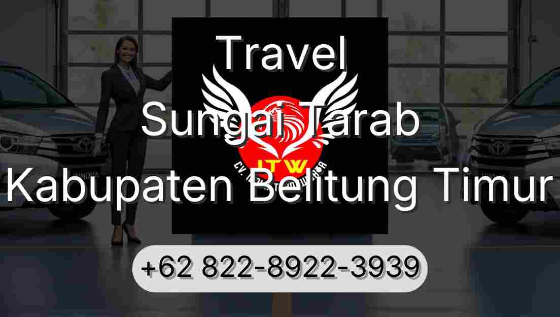 Travel Sungai Tarab Kabupaten Belitung Timur