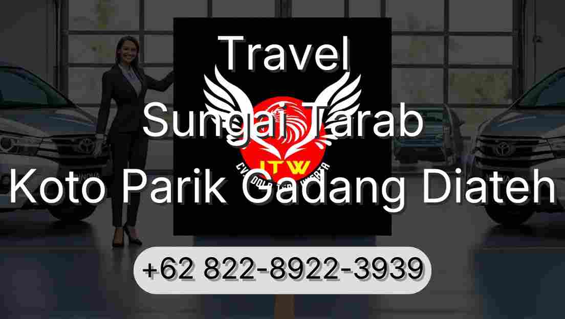 Travel Sungai Tarab Koto Parik Gadang Diateh