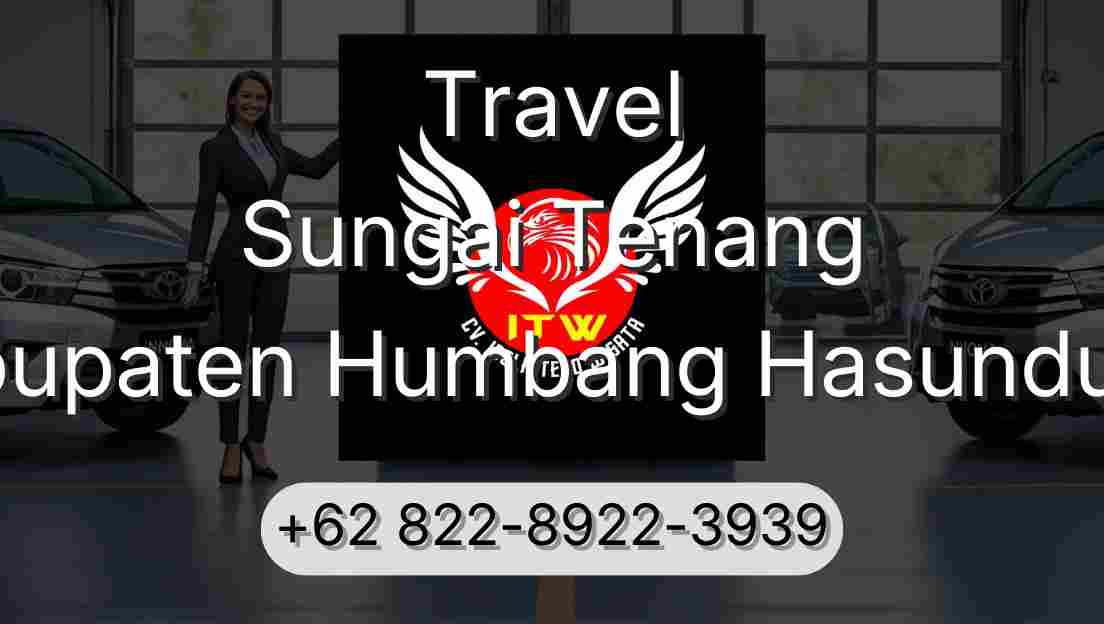 Travel Sungai Tenang Kabupaten Humbang Hasundutan