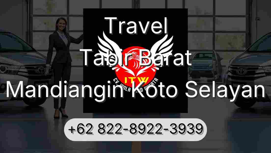 Travel Tabir Barat Mandiangin Koto Selayan