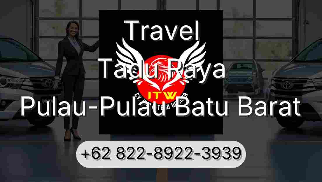 Travel Tadu Raya Pulau-Pulau Batu Barat