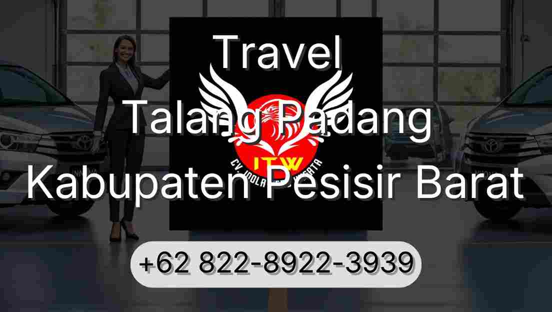 Travel Talang Padang Kabupaten Pesisir Barat