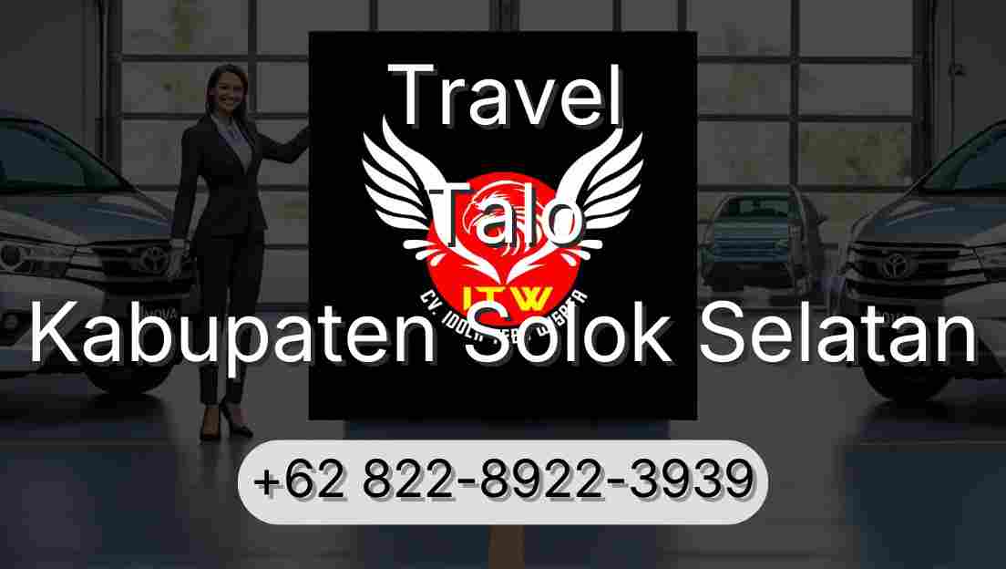 Travel Talo Kabupaten Solok Selatan