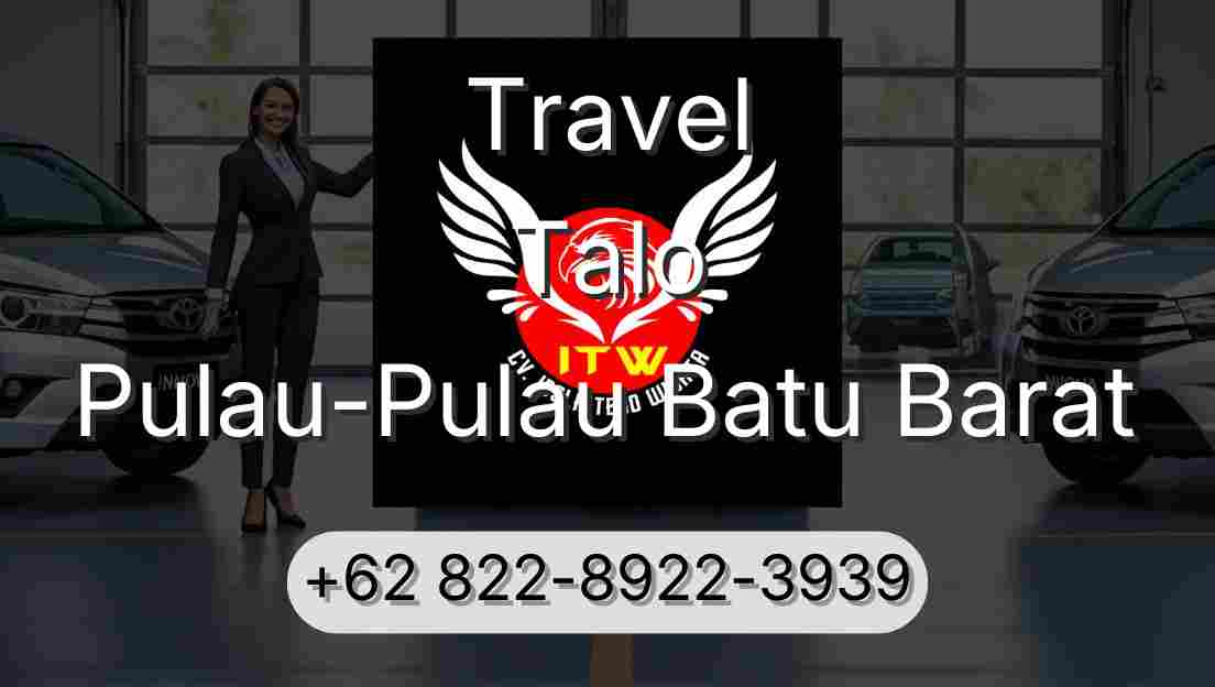 Travel Talo Pulau-Pulau Batu Barat