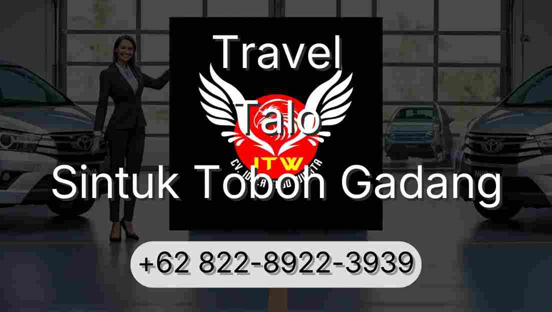 Travel Talo Sintuk Toboh Gadang