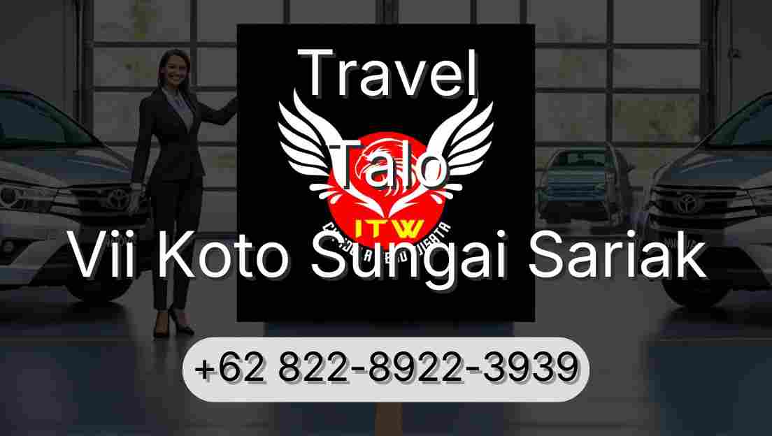 Travel Talo Vii Koto Sungai Sariak