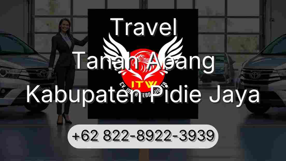 Travel Tanah Abang Kabupaten Pidie Jaya