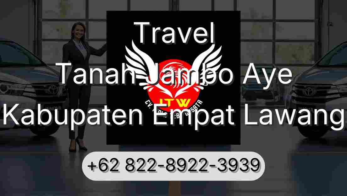 Travel Tanah Jambo Aye Kabupaten Empat Lawang